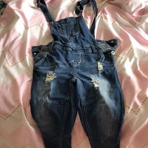 Denim Overalls